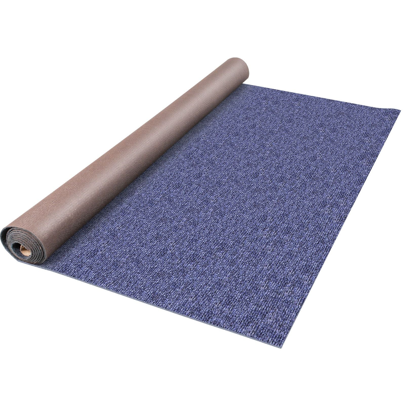 Indoor Outdoor Rug Carpet Blue 6x18ft Area Rugs Runner for Patio Deck, 1.8*5.5m