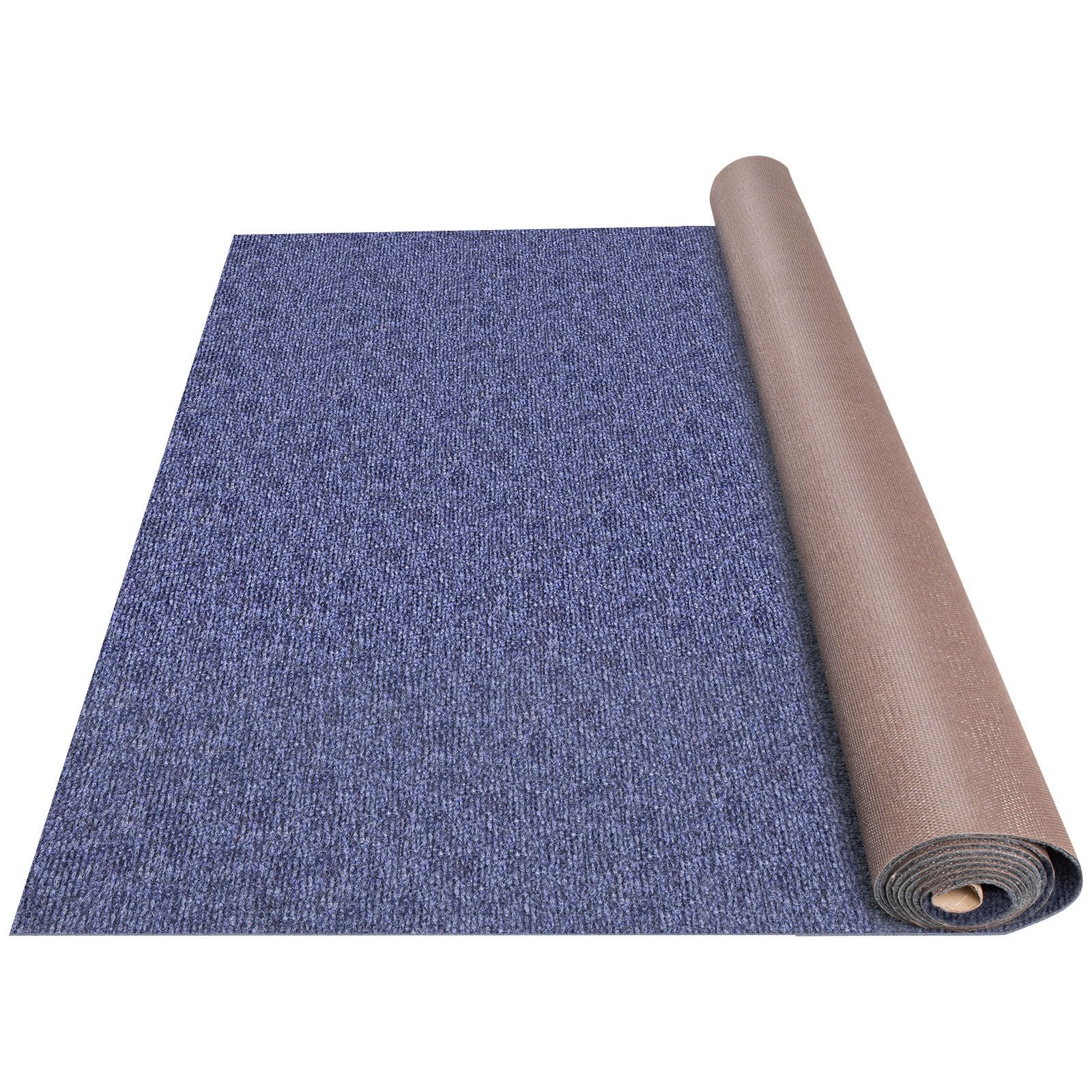 Deep Blue Marine Carpet 6 ft x 29.5 ft Marine Carpeting Marine Grade Carpet for Boats with Waterproof Back Outdoor Rug for Patio Porch Deck Garage Outdoor Area Rug Runner Non-Slide Porch Rug, 1.8x9m