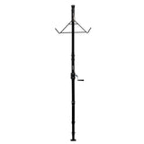Truck Hitch Game Hoist, 600 lbs Load Capacity, Hunting Deer Hoist with 2-inch Receiver, 360-Degree Swivel Shaft & Adjustable Height, Includes Gambrel Winch for Skinning & Cleaning Game