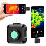 Thermal Imaging Camera for Android, 512 x 384 TISR Super Resolution, 25HZ Refresh Rate Infrared Thermal Imager for Smartphone Tablet, 256 x 192 IR Resolution, -20°C to 550°C & 15 Color Palettes
