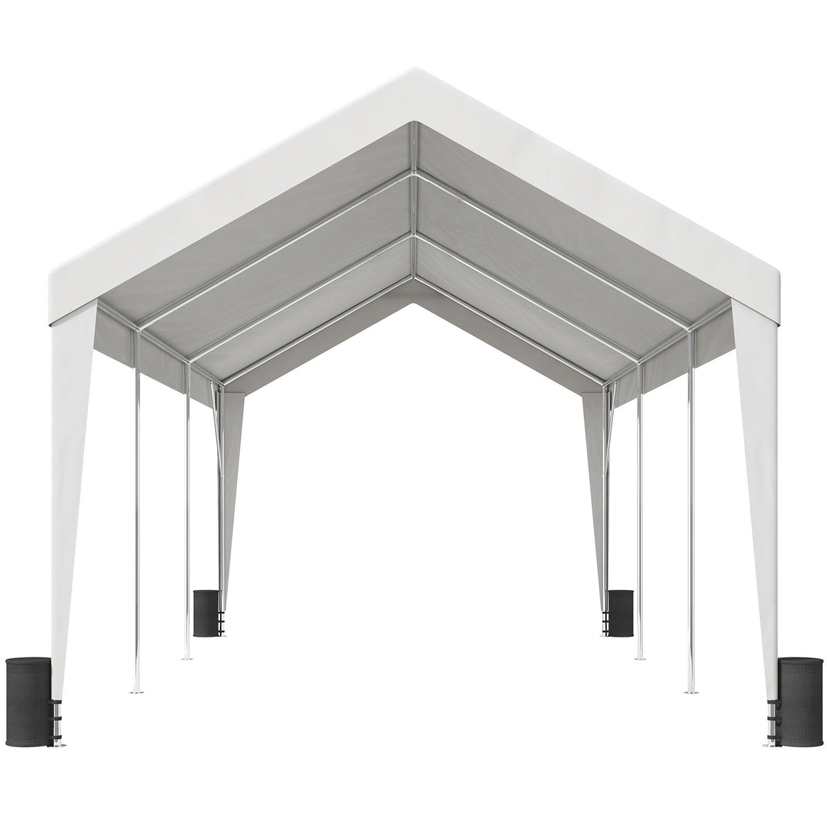 Carport Car Canopy Garage Shelter Tent 10x20ft with 8 Poles for Auto Boats