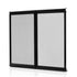 RV Screen Door Protector, 571.5 x 508 mm Door Grille, Easy to Install and Disassemble, Reinforced Breathable Protective Mesh, Aluminum Alloy Camper RV Entry Protector for Pet Protection, Black