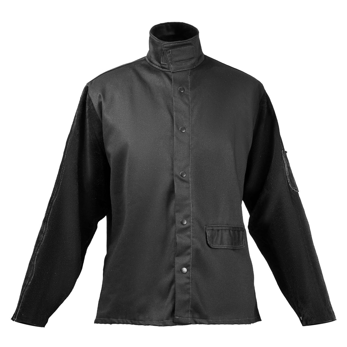 FR Welding Jacket XL Size Heavy Duty Cowhide Leather & 9oz FR Cotton