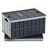 Plastic Collapsible Storage Bins with Lids, 65L 2 Packs, Stackable Folding Storage Crates with Handles, Holds 38 kg Per Bin, Heavy Duty Containers, Space-Saving Baskets, for Home Organizing