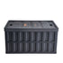 Collapsible Storage Bins with Lids, 65L 3 Packs, Folding Plastic Stackable Utility Crates with Handles, Large Heavy Duty Containers for Clothes, Toys, Books, Snack, Shoes, and Grocery Organizing