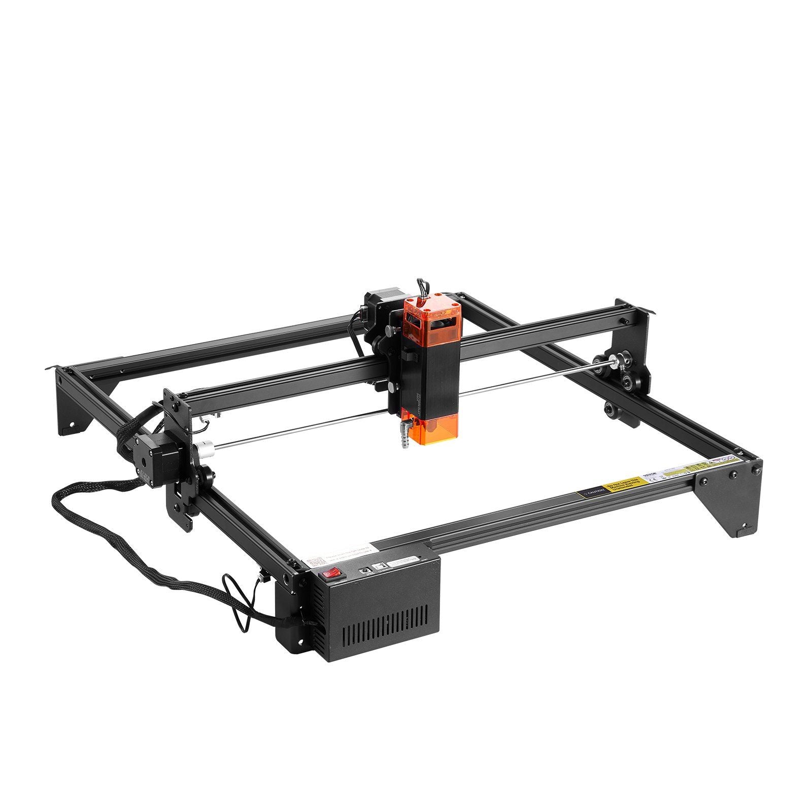 Laser Engraver, 10W Output, Laser Engraving Cutter Machine, 14.9 x 15.7 in/38 x 40 cm Working Area, 10000 mm/min Movement Speed, Compressed Spot with Eye Protection, for Wood, Certain Metal