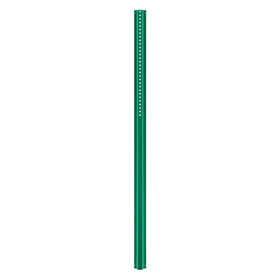 VEVOR 6FT U-Channel Sign Post, 4Pack Green Heavy Duty Steel Fixed Fence Post, Steel Fence U-Channel Sign for Garden, Courtyard, Farm or Traffic Intersection