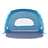 Beach Tent Sun Shelter for 6 Person, UPF 50+ Protection, Portable Sun Shade Canopy with Carrying Bag & Sand Pockets, Lightweight and Easy Setup Beach Umbrella for Family Camping Outdoor Picnic