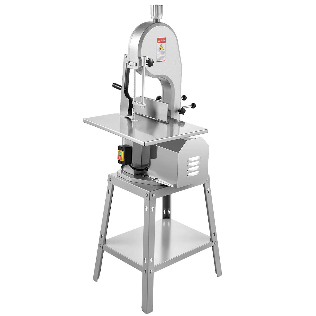 VEVOR 1800W Commercial Electric Meat Bandsaw Stainless Steel Bone Sawing Machine