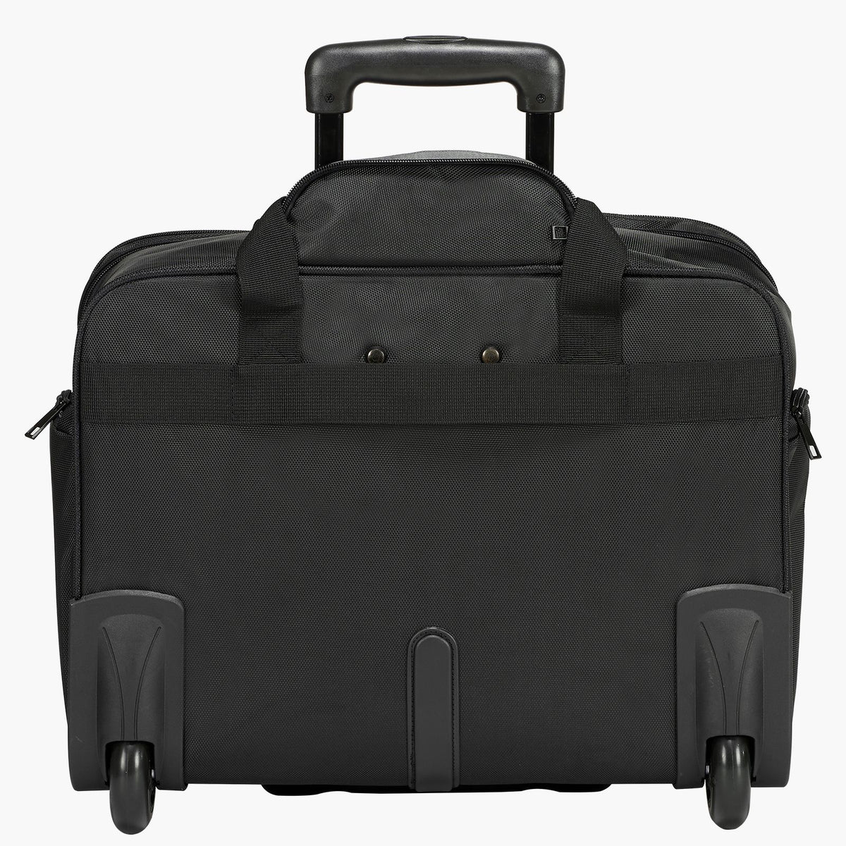 Rolling Laptop Bag 43.94 cm Wheeled Computer Bag for Women & Men Black