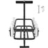 Beach Fishing Cart, 91 kg Load Capacity, Fish and Marine Cart with Two 275 mm Big Wheels Rubber Balloon Tires for Sand, Heavy-Duty Steel Pier Wagon Trolley with 7 Rod Holders for Fishing, Picnic