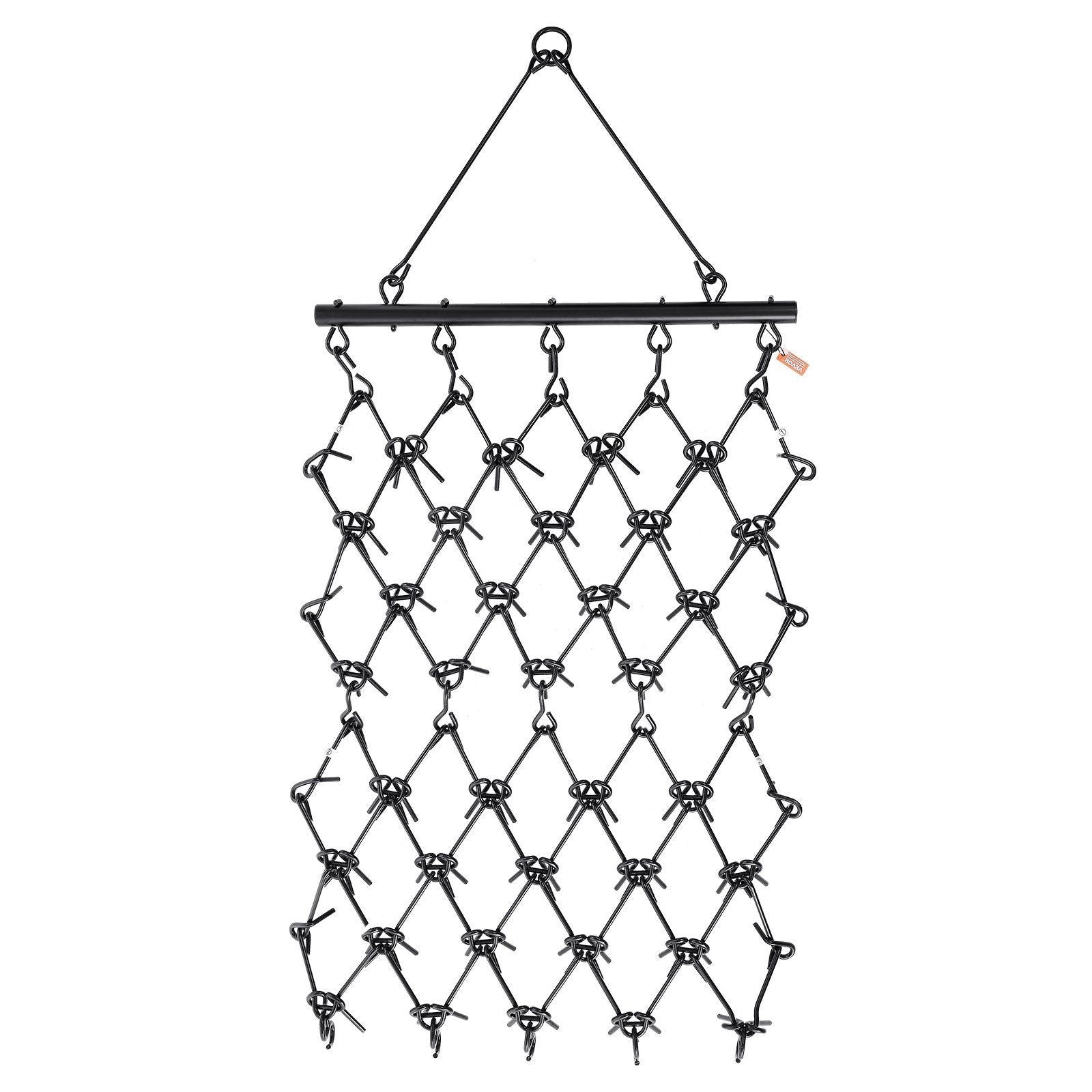 Drag Harrow, 1.2x1.2 m Durable Chain Harrow with 69 Sharp Teeth, Suitable for ATV UTV Tractor, Ideal for Soil Preparation, Seeding, Smoothing Landscapes, and Yard Gravel Driveway Maintenance