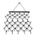 Drag Harrow, 1.2x1.7m Durable Chain Harrow with 80 Sharp Teeth, Suitable for ATV UTV Tractor, Ideal for Soil Preparation, Seeding, Smoothing Landscapes, and Yard Gravel Driveway Maintenance