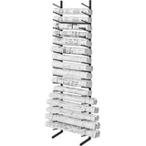 Blueprint Storage Rack, Hanging Poster Display Rack 16-Tier, Vertical Blueprint Roll File Holder 2 Rolls/tire, Roll File Storage Rack for Blueprint Map Poster