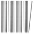 Rebar Stakes, 609.6 mm, Heavy-Duty 12 mm Diameter, Straight Galvanized Steel Ground Anchors with Chisel Point End & Rust-Resistant Coating, for Gardening Support, Fence, Camping Tents (20-Pack)