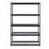 Storage Shelves, 1361 kg, 5 Tier Heavy Duty Garage Shelving, 609.6 x 1219.2 x 1828.8 mm Adjustable Metal Shelves for Industrial Shelving Unit Utility Shelf, for Kitchen, Warehouse, Basement