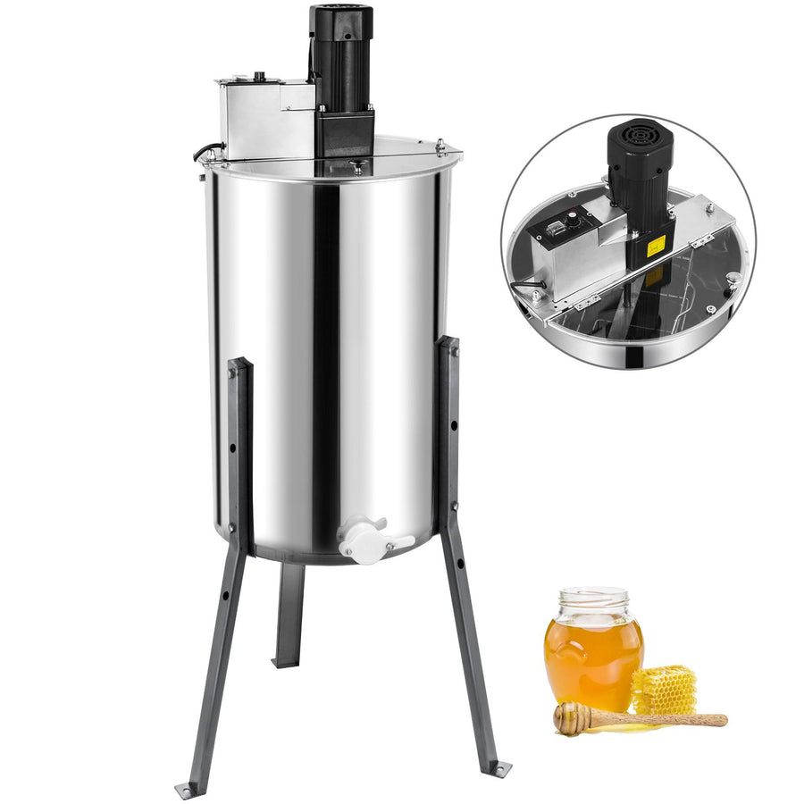 Brand New Large Two 2 Frame Stainless Steel Electric Honey Extractor