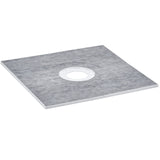 Shower Curb Kit, 914x914mm Shower Pan Kit with 160mm Central Drain, Lightweight EPS Shower Installation Kits with 2 Waterproof Cloths, Shower Pan Slope Sticks Fit for Bathroom