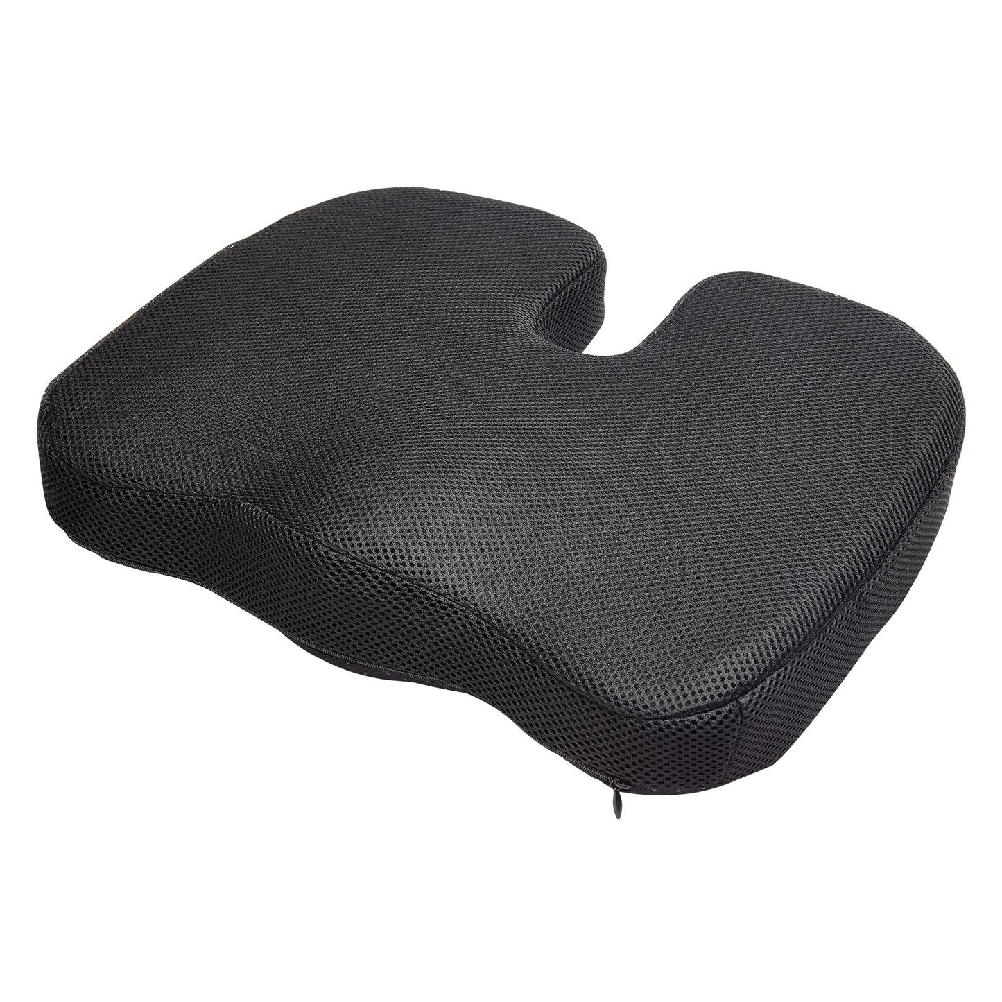 Seat Cushion, Memory Foam Seat Chair Cushion for Pressure Relief, Soft & Breathable Wheelchair Seat Pad with Removable Cover for Travel, Office, Car, Airplane - Lightweight and Portable