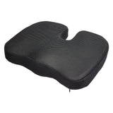 Seat Cushion, Memory Foam Seat Chair Cushion for Pressure Relief, Soft & Breathable Wheelchair Seat Pad with Removable Cover for Travel, Office, Car, Airplane - Lightweight and Portable