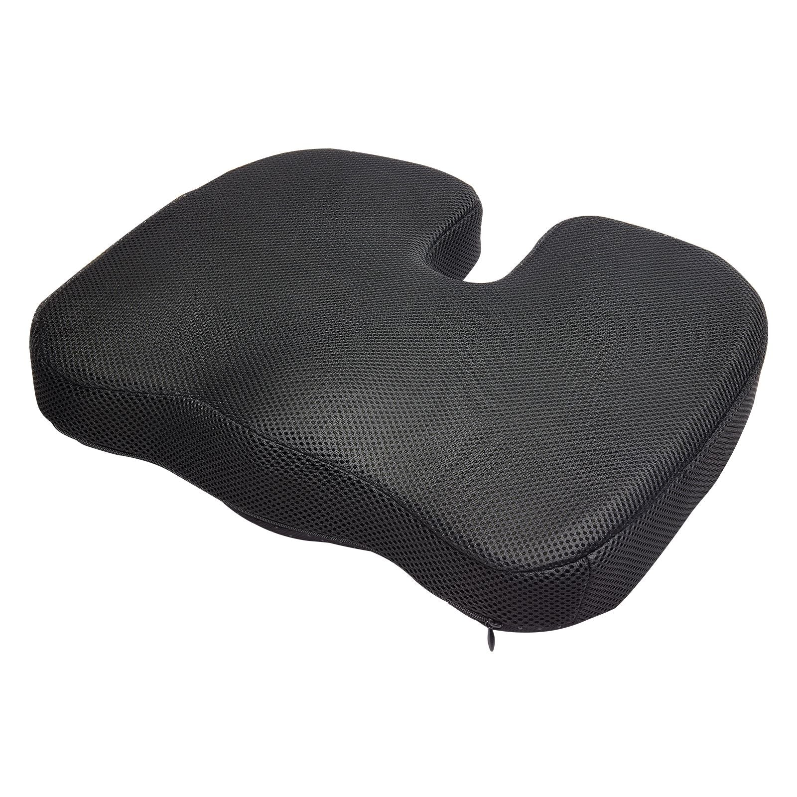 Seat Cushion, Memory Foam Seat Chair Cushion for Pressure Relief, Soft & Breathable Wheelchair Seat Pad with Removable Cover for Travel, Office, Car, Airplane - Lightweight and Portable