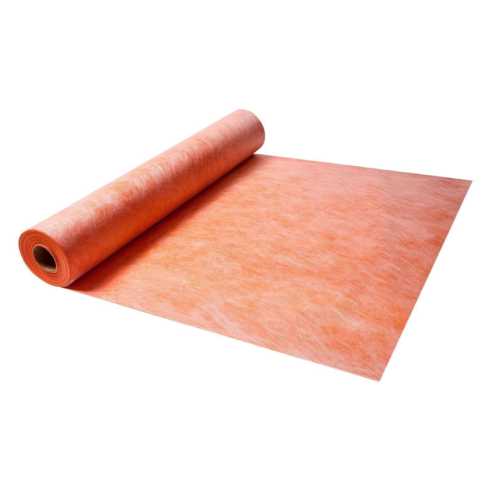 Waterproof Membrane for Shower, 1.2 x 40 m 46.45 m² Waterproofing Tile Membrane, 0.5mm Thickness Polyethylene Fabric Roll, Easy to Cut for Bathroom, Kitchen, Sauna, Walls, Underlayment