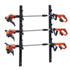 VEVOR 3-Place Weeder Trimmer Rack Holder for Open Landscape Trailer Lockable