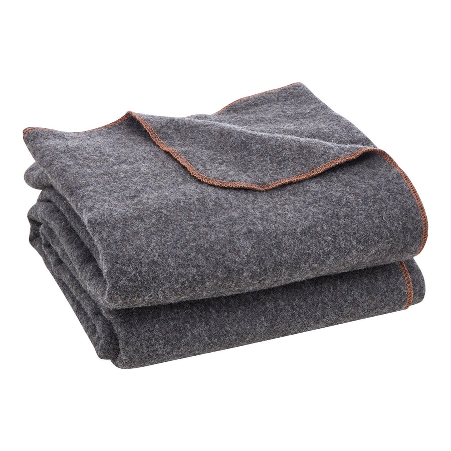 VEVOR Wool Camping Blanket 1.62 m x 2.23 m for Camping Hiking Travel Light Grey
