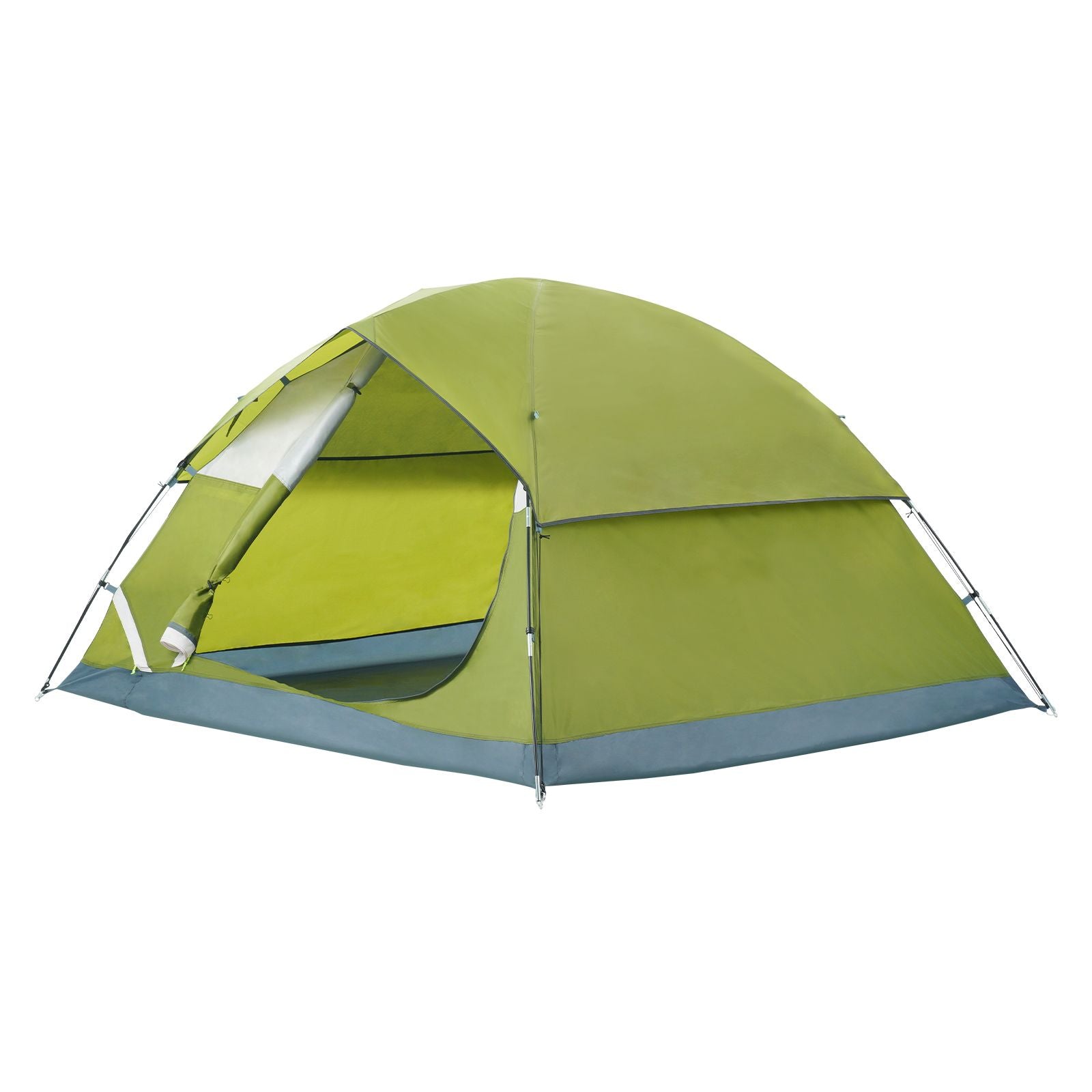 Camping Tent, 7 x 7 x 4 ft Fit for 6 Person, Waterproof Lightweight Backpacking Tent, Easy Setup, with Door and Window, for Outdoor Family Camping, Hiking, Hunting, Mountaineering Travel