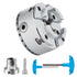 KP2-3/4 Lathe Chuck, 4-Jaw 70 mm Diameter, Metal Lathe Chuck Turning Machine Accessories, Self-centering Tool, for Lathe, Precision Machining, Grinding Machines, Milling Machines