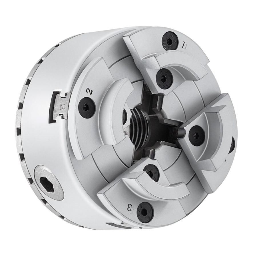 KP96 Lathe Chuck, 4-Jaw 96 mm Diameter, Metal Lathe Chuck Turning Machine Accessories, Self-centering Tool, for Lathe, Precision Machining, Grinding Machines, Milling Machines