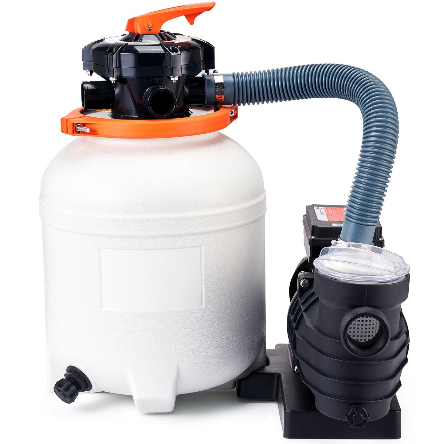 Sand Filter Above Ground with 285W Pool Pump 10,000 L/H Flow 6-Way Valve