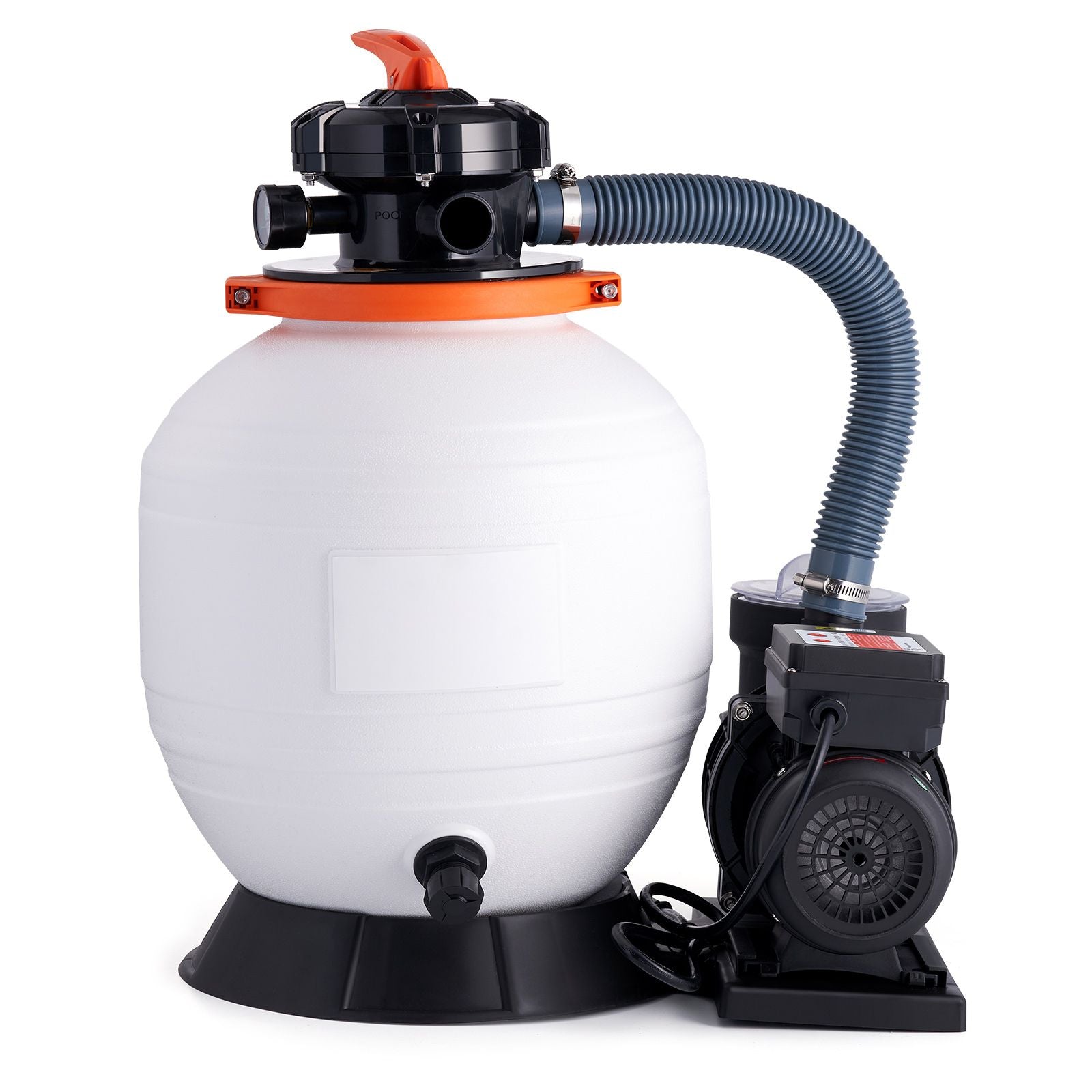 Sand Filter Above Ground with 450W Pool Pump 13,000 L/H Flow 6-Way Valve