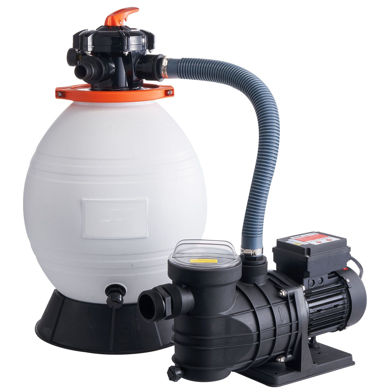 Sand Filter Above Ground with 850W Pool Pump 18,000 L/H Flow 6-Way Valve