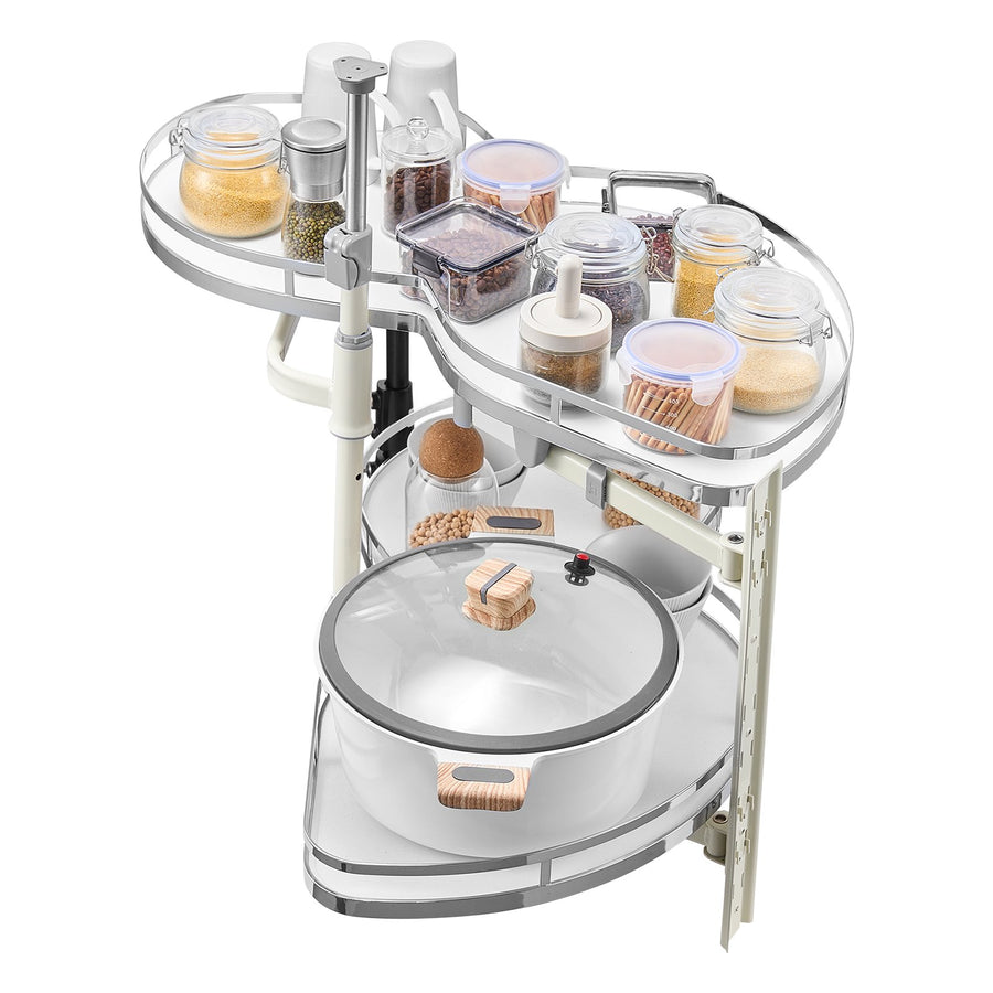 VEVOR 2 Tier Swing Right Blind Corner Cabinet Pull Out Soft Close Organizer