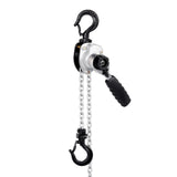 Manual Lever Chain Hoist, 1/2T 500KG Capacity Heavy Duty Come Along, 6M Lift G80 Alloy Steel Chain With Dual Pawl Mechanical Brake, 360° Rotating Hooks, for Warehouse Construction Garage