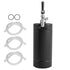 Beer Growler Tap System, 4L Mini Keg, 304 Stainless Steel Pressurized Beer Growler, Keg Growler with Pressure Display, CO2 Regulator Faucet, Leak-Proof Ring For Draft, Homebrew, Craft Beer