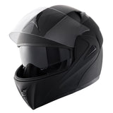 Unmasked Motorcycle Helmet Motocross Helmet with Bluetooth Communication