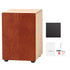 Cajon Box Drum, with Internal Guitar Strings, Lightweight Wooden Percussion Box, Portable Birch Wood Drum Musical Instrument with Silicone Feet, for Beginner & Professional, 305 x 305 x 430 mm
