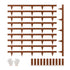 Steel Landscape Edging, 10 Packs 40 x 4.5 in Weather-Resistant & Pre-Rust Metal Landscape Edging, Bendable Garden Edging Border, Heavy Duty Lawn Edging, Flower Bed Yard Pathway Divider