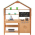 Wooden Mud Kitchen Outdoor Toy Play Kitchen Set for Kids Pretend Playset