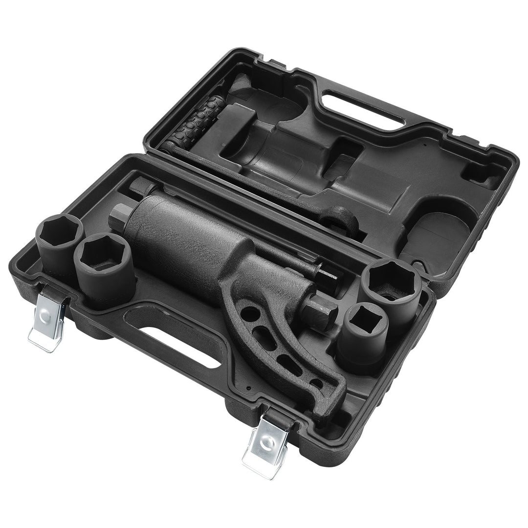 VEVOR Torque Multiplier, Heavy Duty Torque Multiplier Wrench Set, 1 Inch Drive Lug Nut Wrench Torque Multiplier, 1:58 4800N.m Lug Nut Remover, with 4 Sockets and Storage Case for Truck Trailer RV
