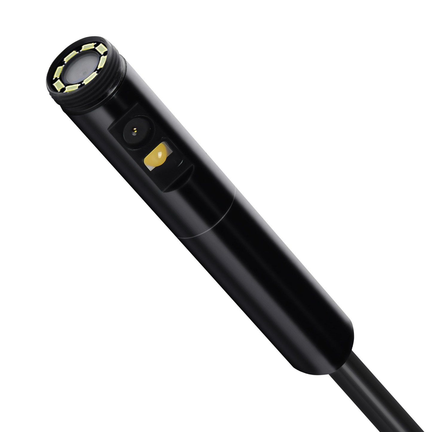Endoscope Camera with Light, Dual Lens Borescope for Android & IOS, 1920P HD Inspection Camera with 8 + 1 LED Light, 2X Zoom, 5m Snake Cable, IP67 Waterproof Snake Camera for Auto, Plumbing