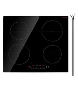 6000W 4 Burner Induction Cooktop Electric Countertop Burner Touch Control