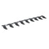 Bucket Tooth Bar, 1800mm, Heavy Duty Tractor Bucket 9 Teeth Bar for Loader Tractor Skidsteer, 2000 kg Load-Bearing Capacity Bolt On Design, for Efficient Soil Excavation and Bucket Protection
