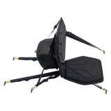 Kayak Seat, 1 Pack 31 mm Thick, Universal Paddle Board Seat with Back Support, Hexagonal Sit-on-Top Soft Padded Cushion with Storage Bag & Adjustable Straps for SUP, Fishing/Inflatable Kayak