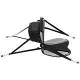 Kayak Seat, 1 Pack 31 mm Thick, Universal Paddle Board Seat with Back Support, Sit-on-Top Soft Padded Cushion with Storage Bag & Adjustable Straps for SUP, Fishing/Inflatable Kayak, Rowboat