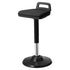 Active Chair with Handle, Height-Adjustable (24.6-34.4") Wobble Chair Made of Elastic Fabric & 45 mm Foam, Ideal for Schools, Office and Home, 8° Tilt Angle, Age 12-18, Black