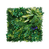 Artificial Grass Wall Panels, 12 PCS 20 x 20 inch, 3D Combination Greenery Boxwood Panel for Indoor Outdoor Green Decor & Ivy Fence Covering, Privacy Backdrop Wall Hedge Screen for Garden