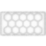 Hexagon Garage Lights 86400LM 5 Grid Honeycomb LED Shop Ceiling Light